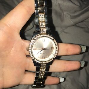 Rose gold / silver watch